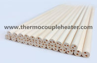 98.3 - 99.9% MgO Ceramic Tube 2 4 Holes For Cartridge Heater