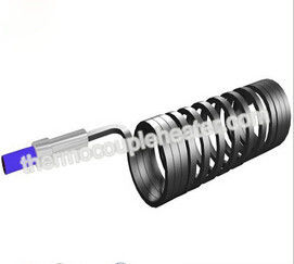 3*3 K J 열전대를 가진 산업 주입 형 뜨거운 주자 코일 히이터