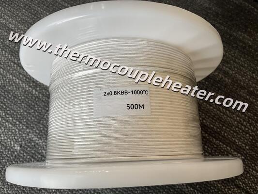 최대 1100°C까지의 안정적인 정밀도: K형 석영 섬유 편조 열전대 케이블