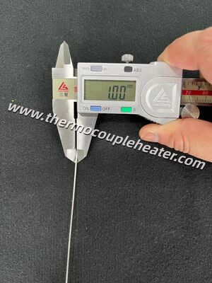 초 얇은 1.0x100mm PT100 RTD 센서