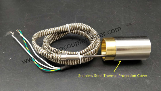 Hot Runner Nozzle Copper Microtubular Coil Heaters With Thermal Protection Cover