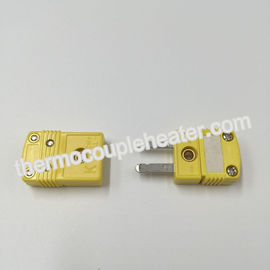Plastic Mini Thermocouple Components / Thermocouple Connectors Type K With Stock
