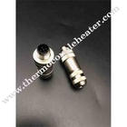 5 Pin Aviation Metal Electrical Connector 16-22AWG