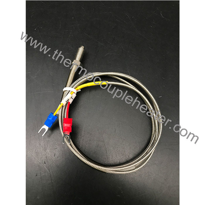 Thread M6/M8/14'' Screw Probe Temperature Sensor Thermocouple K Type Cable 2m