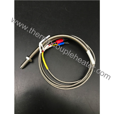 Thread M6/M8/14'' Screw Probe Temperature Sensor Thermocouple K Type Cable 2m