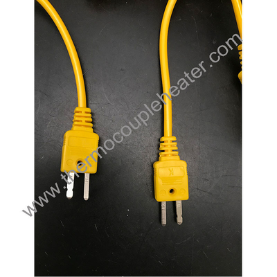 Spring Coiled Retractable Sensor Cable For Thermocouple, RTD And Thermistor