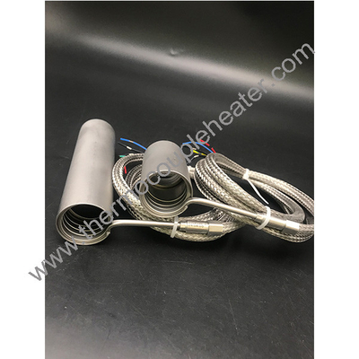 Hot Runner Enclosed Hot Runner Coil Electric Heater With Stainless Steel Cover With J/K Type Thermocouple
