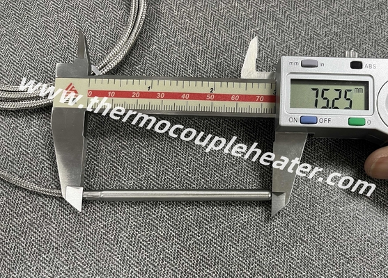High Accuracy Temperature Sensor Custom RTD PT500 2 Wire 5x75mm