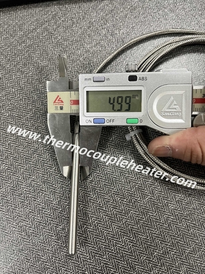 High Accuracy Temperature Sensor Custom RTD PT500 2 Wire 5x75mm