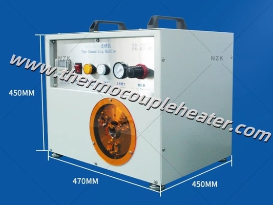Thermocouple Production Equipment SS Tube Automatic Groove Rolling Machine