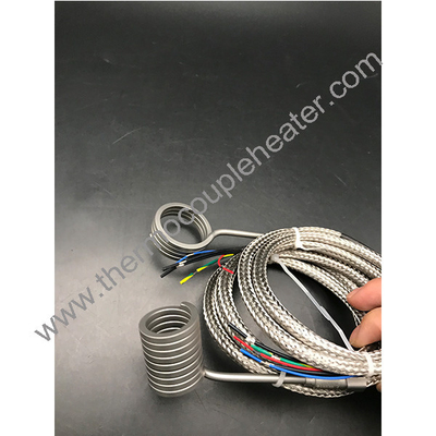 Hot Runner Spring Coil Heater For Hot Runner System With Thermocouple Type J close dense