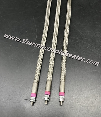 Flexible Tubular Heater Braided Surface Diameter 6.5mm For Hot Runner Manifold