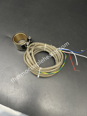 Electric Thermal Resistor Hot Runner Heater Stainless Steel Coil With Brass Sleeve Bendable Heating Equipment