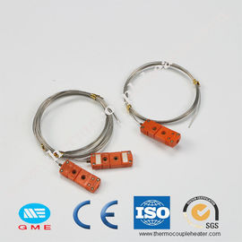 Assembly Thermocouple RTD With K E J B R S Type Thermocouple With Plug