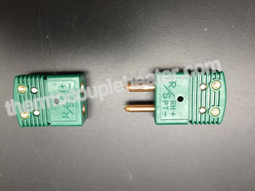 R / S  Type Thermocouple Components Flat Pin Standard OMEGA Thermoplastic Connectors
