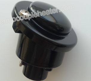 까만 색깔 알루미늄 유럽 열전대 연결 머리 KD/DIN B