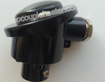 까만 색깔 알루미늄 유럽 열전대 연결 머리 KD/DIN B