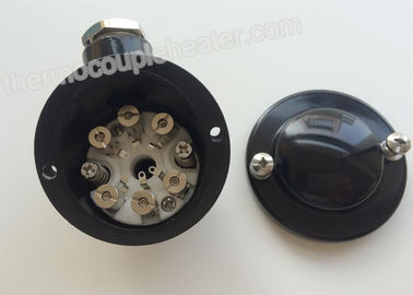 까만 색깔 알루미늄 유럽 열전대 연결 머리 KD/DIN B