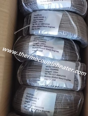 고온 저항 케이블 유리 섬유 및 미카 단열 철 Mesh 보호