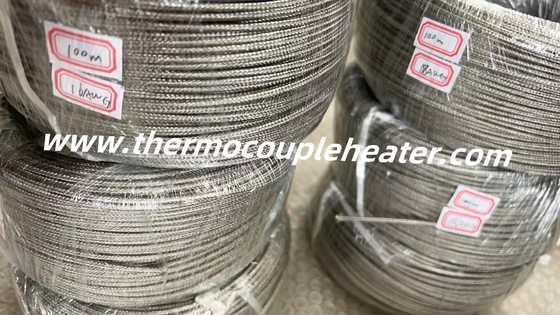 고온 저항 케이블 유리 섬유 및 미카 단열 철 Mesh 보호