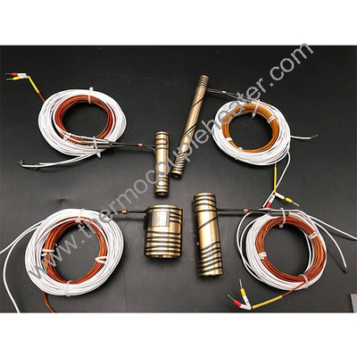 압축 된 구슬 코일 핫 러너 히터