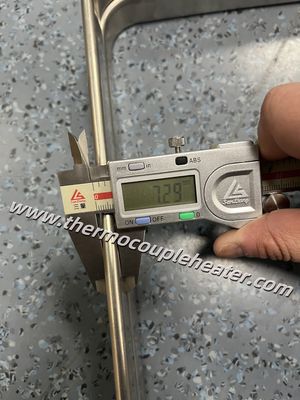 고전력 평면 튜브형 난방 원자 오일 히터 측면 장착