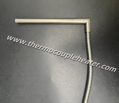 산업용 카트리지 히터 철강 튜브 보호 장치와 L 모양 케이블