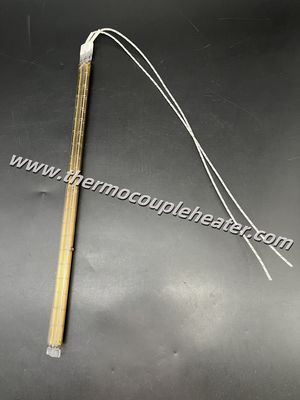 내구성 쿼츠 IR 발사자 금으로 코팅 된 쌍둥이 튜브 디자인