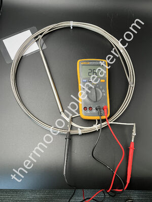 고온용 스테인레스 스틸 껍질 SS304로 구성된 미네랄 단열용 히터