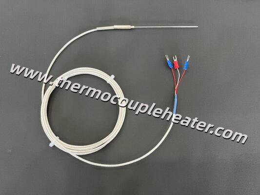 초 얇은 1.0x100mm PT100 RTD 센서