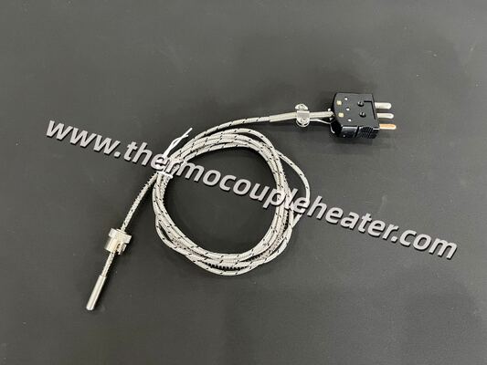 3핀 커넥터가 있는 스프링 장착 베이요닛 열전대 (맞춤 길이)