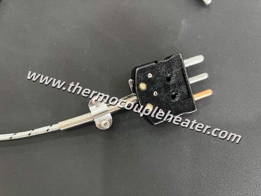 3핀 커넥터가 있는 스프링 장착 베이요닛 열전대 (맞춤 길이)