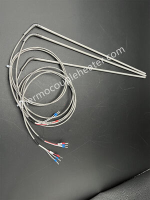 Stainless Steel Sheathed Dia 1.0mm 1.5mm 3.0mm 6.0mm Type K/j/PT100 Probe Type Thermocouple