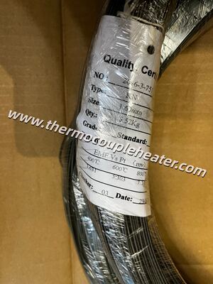 Bare Thermocouple Wire Elements 8AWG / 14AWG Bright or Black Surface for Thermocouple Sensor Manufacturing