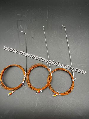 Precision Pre-Bended Thermocouple Assembly Custom Molded J Type Sensor For Complex Mounting