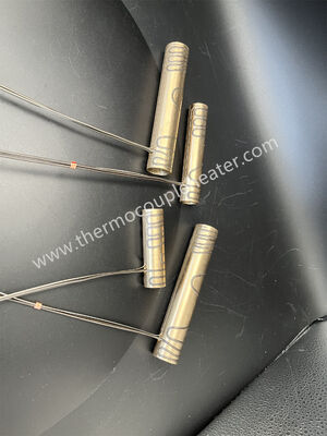 High-Performance Brass Press-in Coil Heater with Built-in J-Type Thermocouple for Hot Runner Nozzles