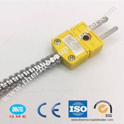 2m 확장 와이어와 크 형 무장한 미 케이블 열전대