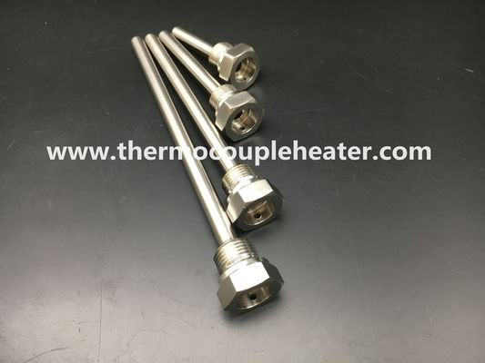 삽입된 온도 감지기 조사를 위한 플랜지 실 용접 열전대 Thermowell
