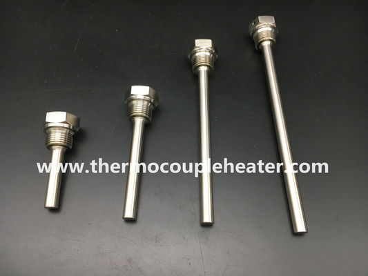 삽입된 온도 감지기 조사를 위한 플랜지 실 용접 열전대 Thermowell