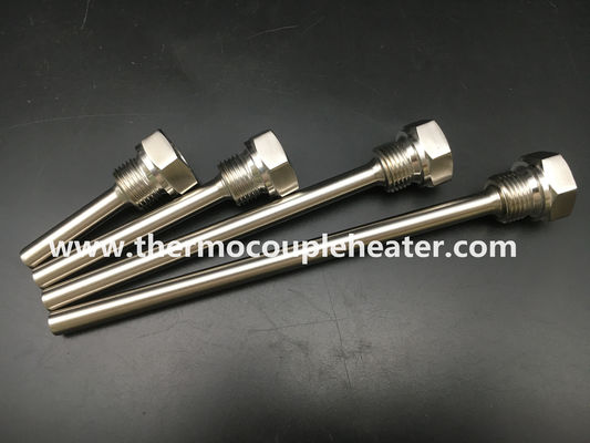 삽입된 온도 감지기 조사를 위한 플랜지 실 용접 열전대 Thermowell