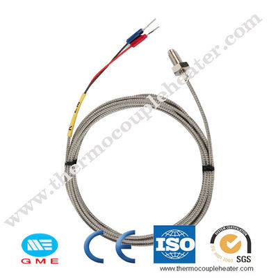 스텐레스 스틸 스크류 온도 센서 Pt100 Rtd 크 형 열전대 M6