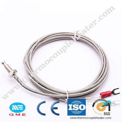 스텐레스 스틸 스크류 온도 센서 Pt100 Rtd 크 형 열전대 M6