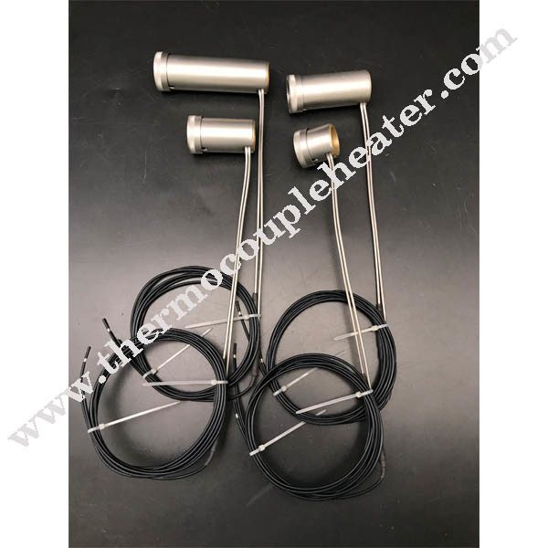 Hot runner brass pipe heater nozzle heater pressed with coil heater