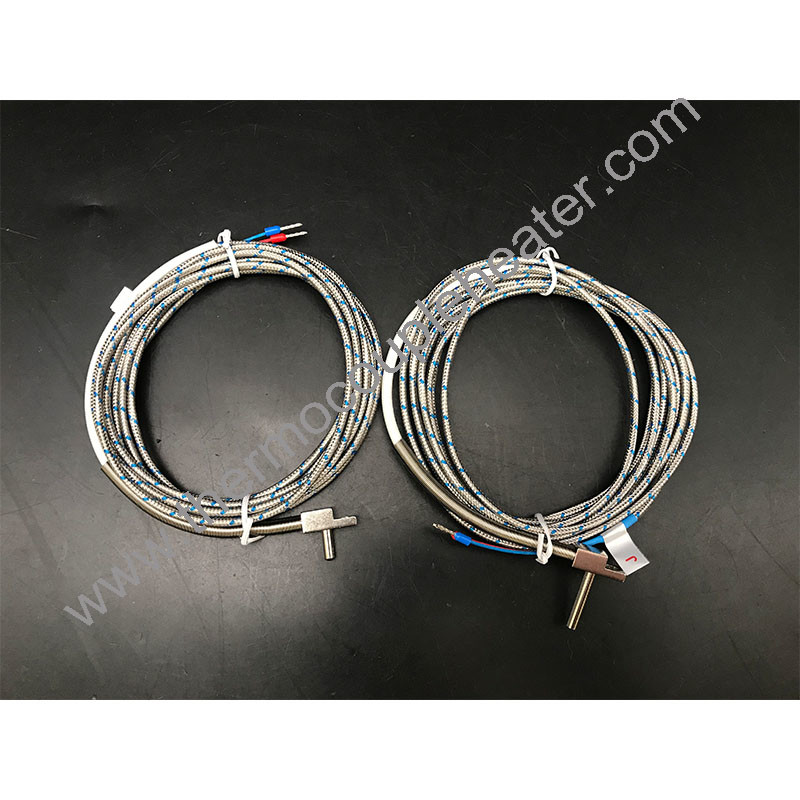 Type K/J Temperature Sensor Screw Type Thermocouple 4x12mm And 4x25mm With 3 Meters