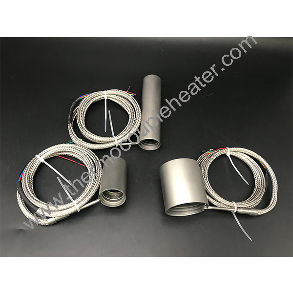 Hot Runner Enclosed hot runner coil electric heater with stainless steel cover With J/K Type Thermocouple