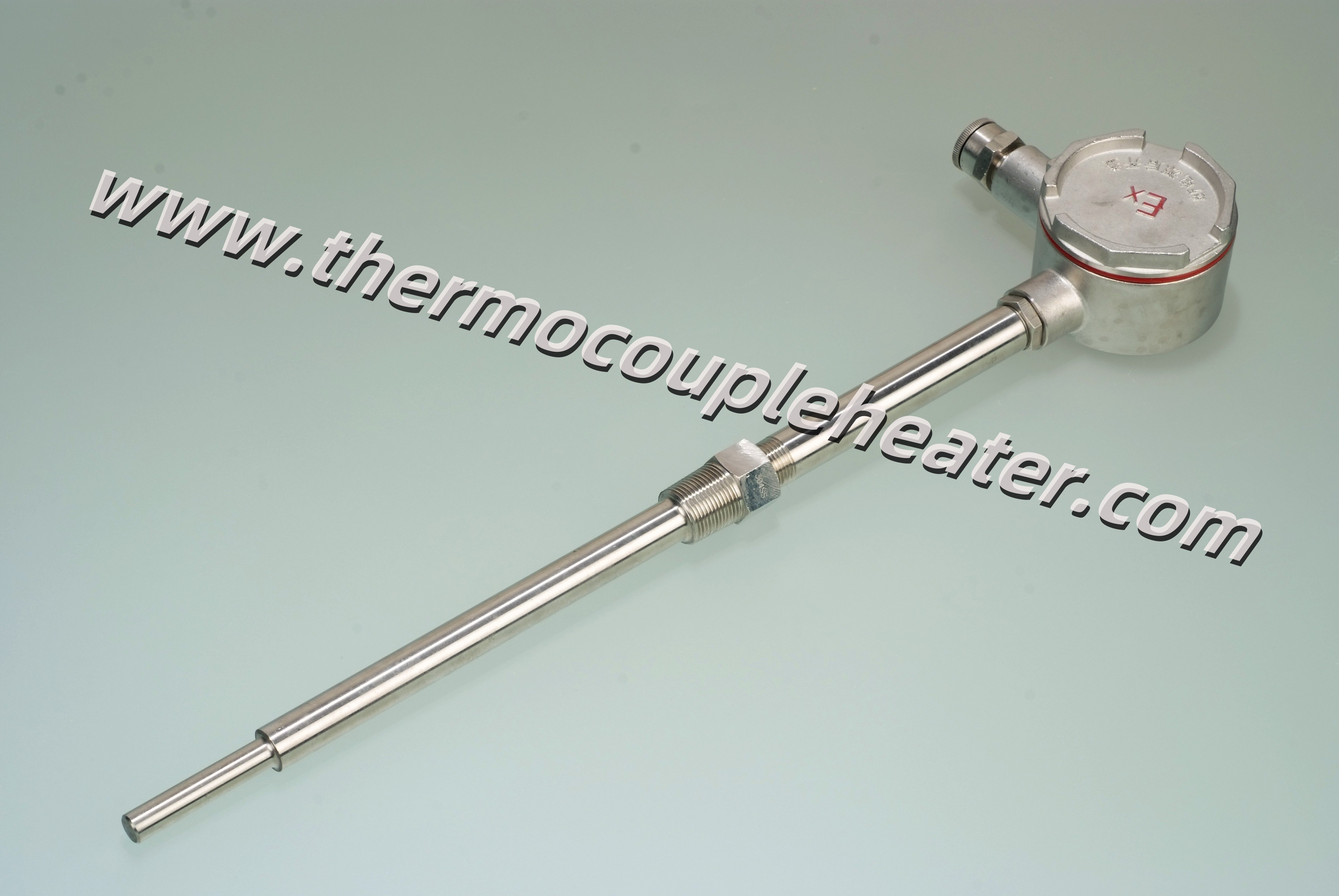 Explosion-Proof RTD With Thermowell Threaded Mounting For Hazardous Environments