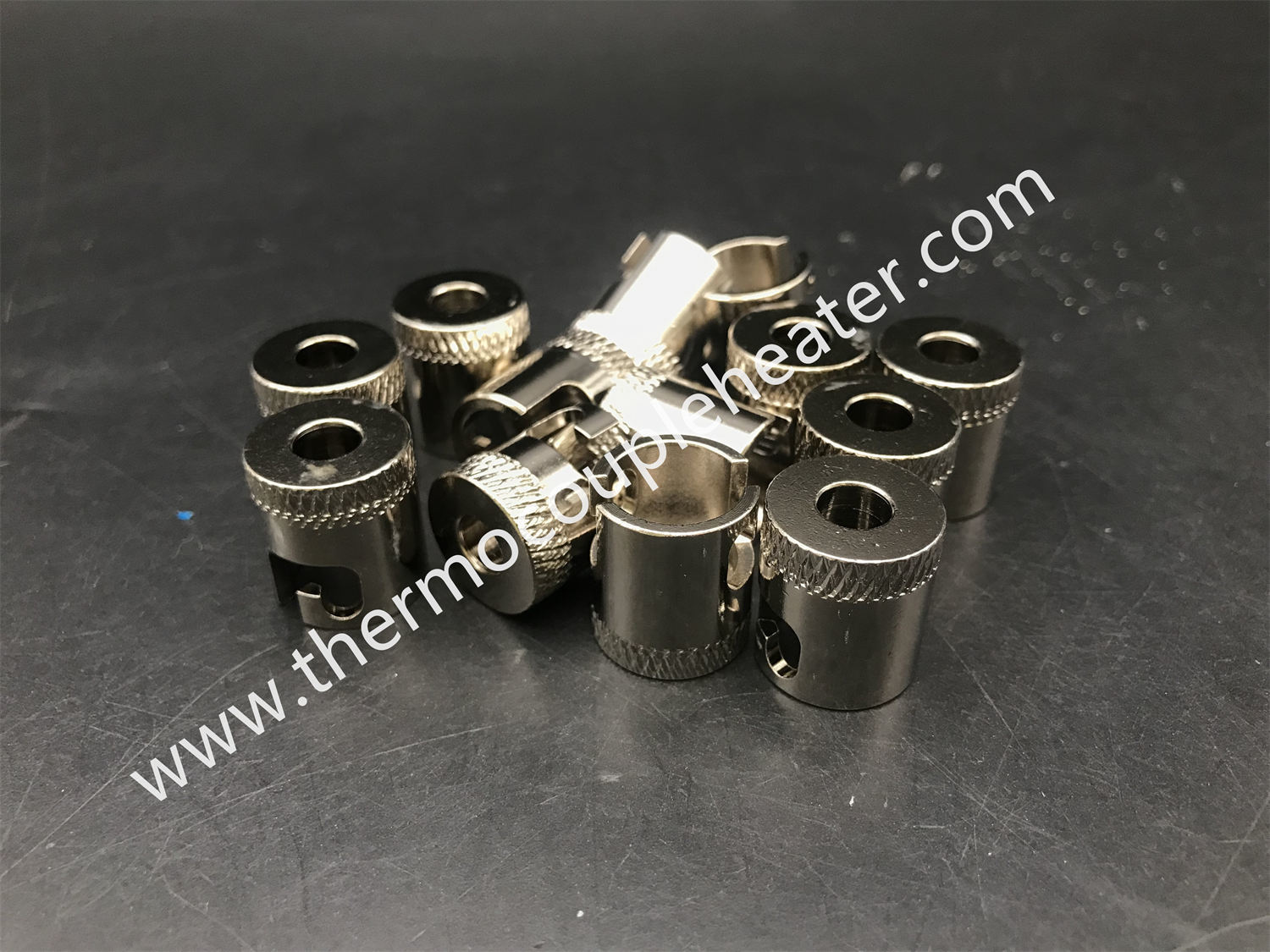 NICKEL PLATED BRASS BAYONET CAPS Single Slot for Springs-type Thermocouple