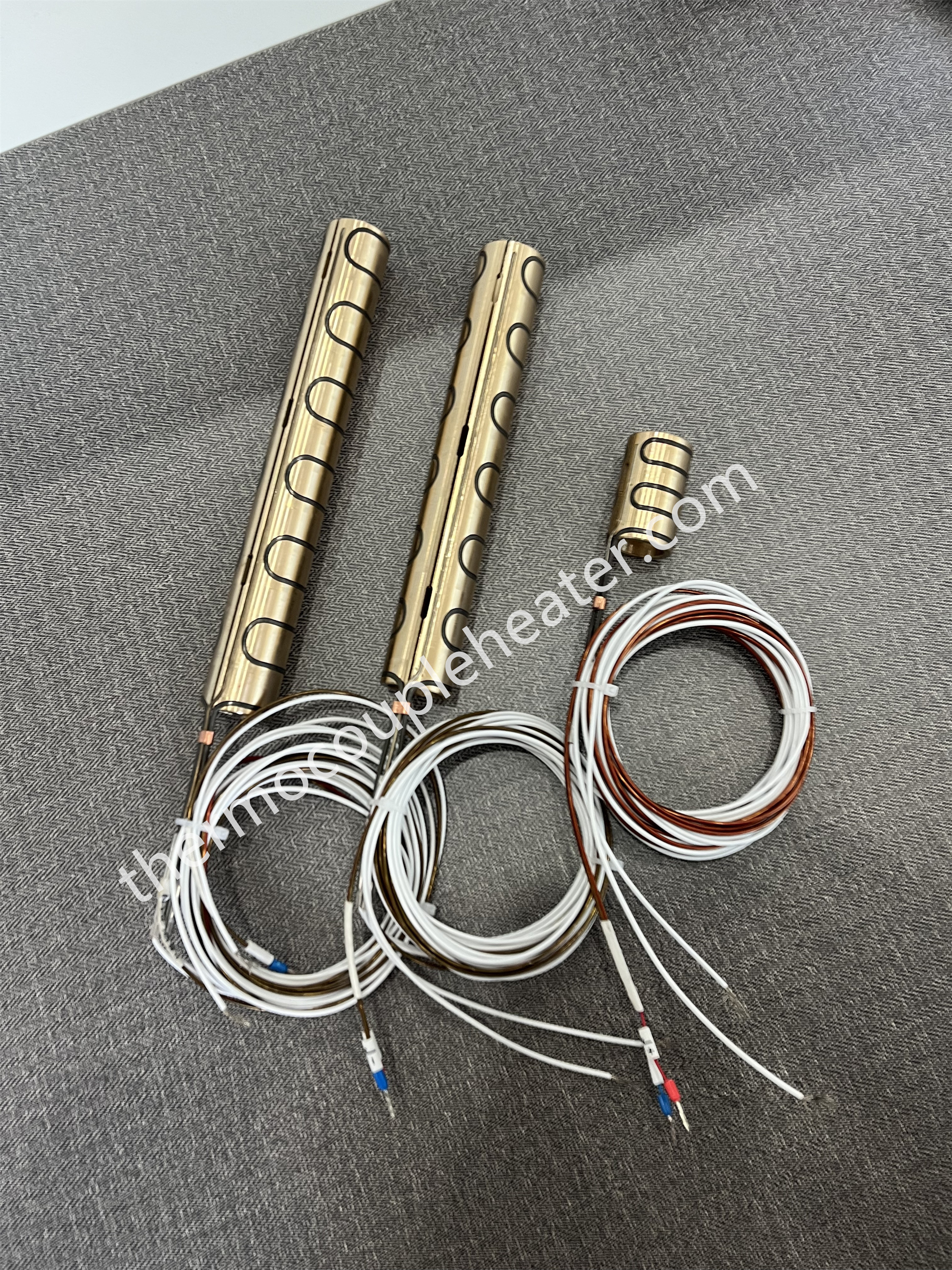 Electric Thermal Resistor Hot Runner Heater Stainless Steel Coil With Brass Sleeve Bendable Heating Equipment