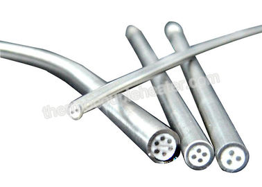 K는 dia.1.6mm 온도 감지기를 위한 무기물에 의하여 격리된 열전대 케이블을 타자를 칩니다